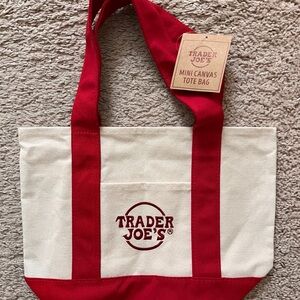TJ’s Mini Canvas Tote Bag